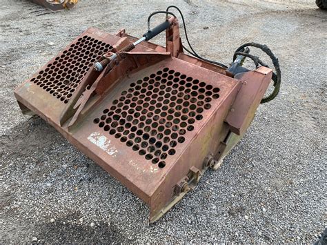 used skid steer rockhound|rockhound skid steer landscape rake.